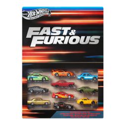 HOT WHEELS - COFFRET DE 10 VÉHICULES RAPIDES ET DANGEREUX